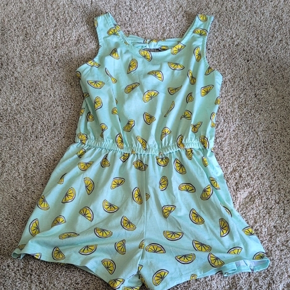 SO Other - SO Green and Yellow Jumpsuit with Banana Print